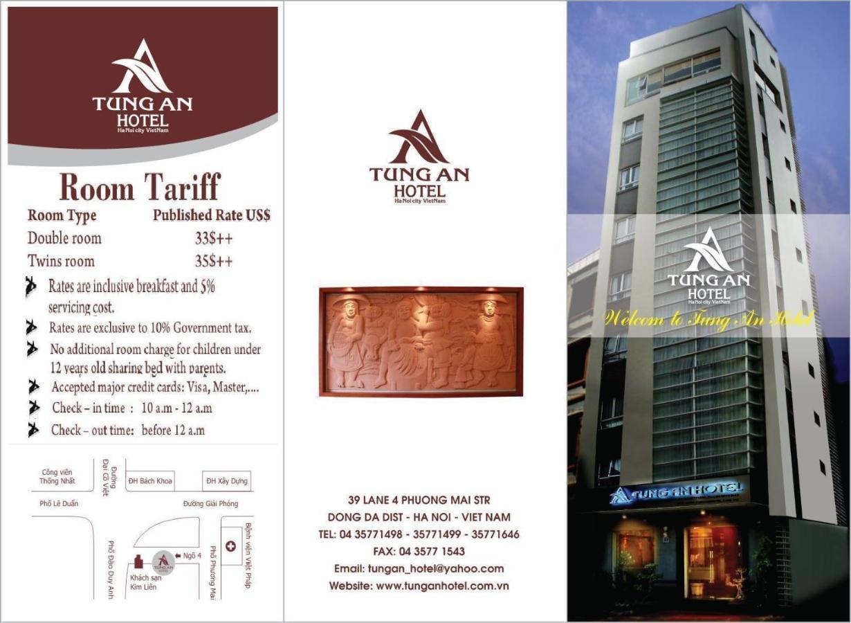 Tung An Hotel Hanoi Bagian luar foto